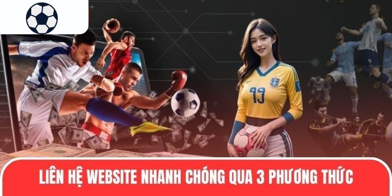 Li&ecirc;n hệ website nhanh ch&oacute;ng qua 3 phương thức