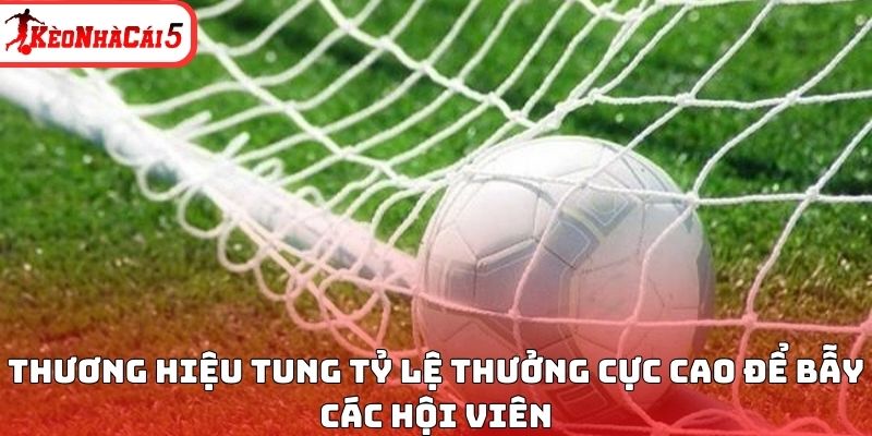 Thương hiệu tung tỷ lệ thưởng cực cao để bẫy c&aacute;c hội vi&ecirc;n
