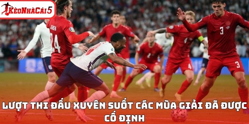 Lượt thi đấu xuy&ecirc;n suốt c&aacute;c m&ugrave;a giải đ&atilde; được cố định