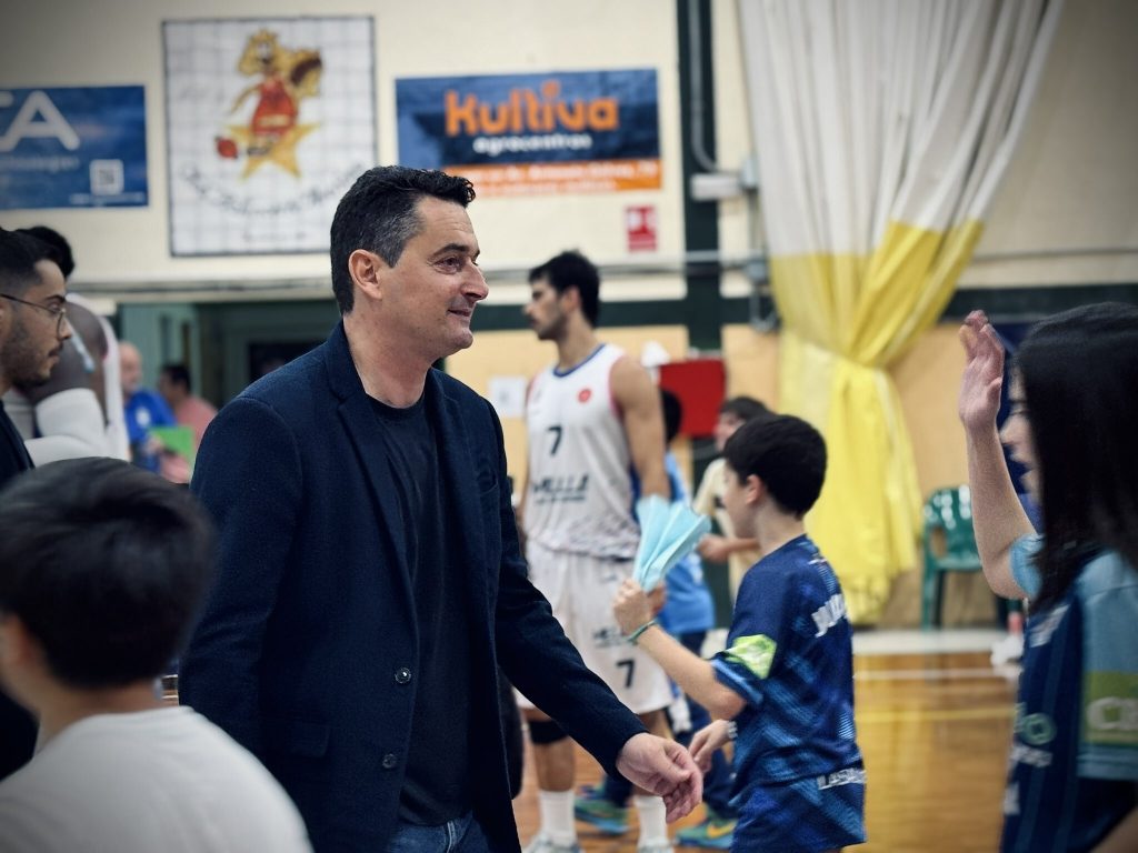Pedro Hermógenes tras un partido de esta temporada.
