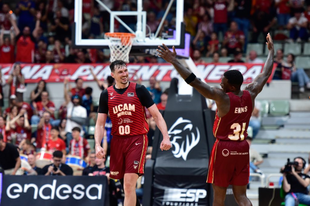 Rodions Kurucs, en una foto de la temporada 24/25. Fuente: acb Photo /Javier Bernal.